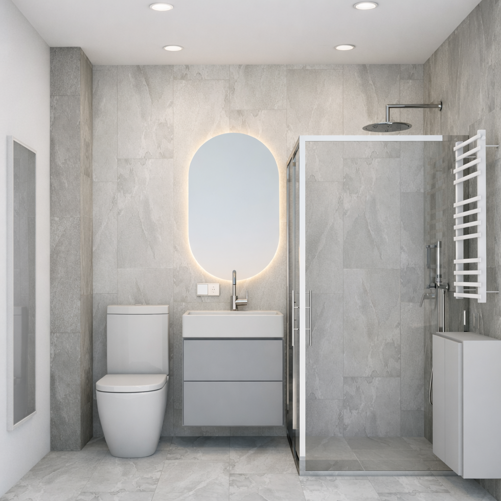 Vonios kambario renovacija projekto viršelis